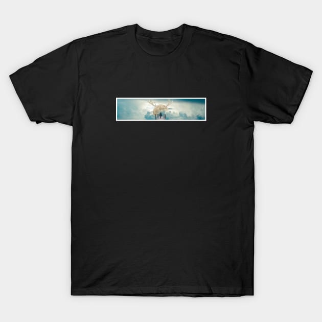 Meeting The Moon God By Minimal DM T-Shirt by Minimal DM